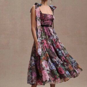 Anthropologie BHLDN x Geisha Designs Isabella‎ Floral Tiered Dress 6